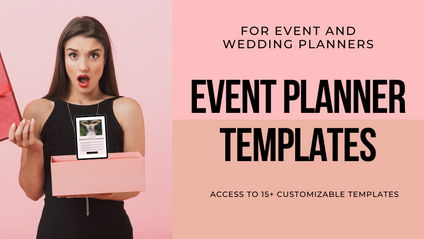 Product image for The Event Planner Template Bundle