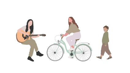 Product image for Pack 20 personas ilustradas