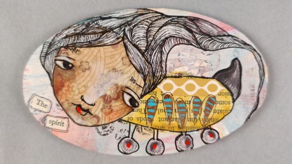 Product image for Character Collage in Mixed Media with Sunny Carvalho