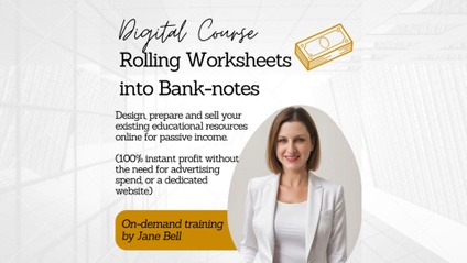 Product image for Rolling Worksheets into Bank Notes