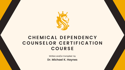 Product image for Chemical  Dependency Counselor  Certification Course
