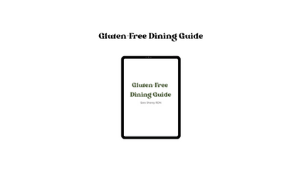 Product image for The Gluten-Free Dining Guide