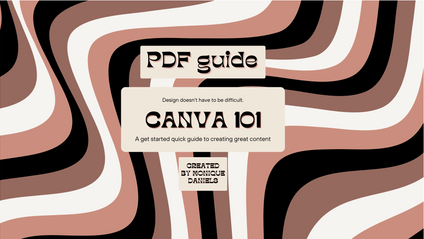 Product image for Canva 101: PDF Guidebook 
