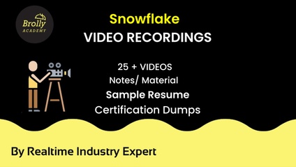 Product image for Snowflake Online training Hyderabad (Snowflake Master Program)