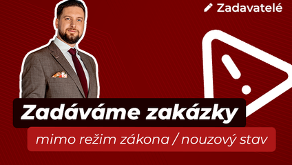Product image for ZADÁVÁME ZAKÁZKY MIMO REŽIM ZÁKONA / NOUZOVÝ STAV