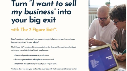 Product image for The 7-Figure Exit™ by The Big Exit