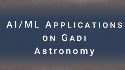 Product image for AI/ML Applications on Gadi - Astronomy
