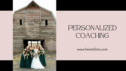 Product image for COACHING - Becoming a Wedding Photog