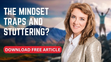 Product image for FREE ARTICLE: The mindset traps and stuttering by Olga Bednarski