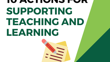 Product image for 10 Actions For Supporting Teaching and Learning: A Leading Like a C.O.A.C.H. Playbook