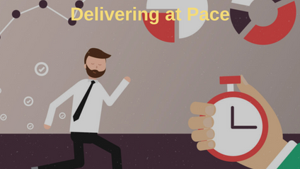 Product image for Delivering at Pace Competency Explanation and 4 Winning Answers!