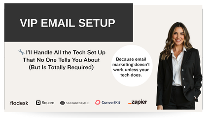 Product image for VIP Email Set Up; Tech Buildout Done-For-You