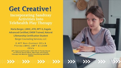 Product image for Get Creative! Incorporating Sandtray Activities Into Teleheath Play Therapy