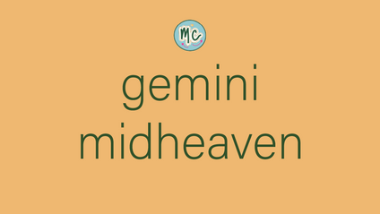 Product image for gemini midheaven