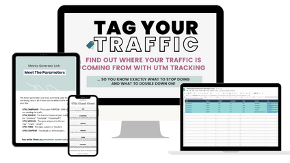 Product image for Tag Your Traffic®: UTM Tracking Training + Building Tool