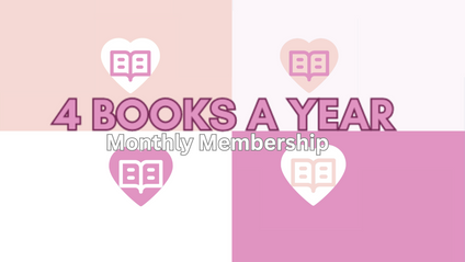 Product image for 4 Books a Year MONTHLY MEMBERSHIP