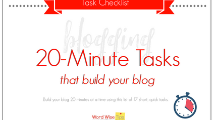 Product image for Build Your Blog 20 Minutes at a Time