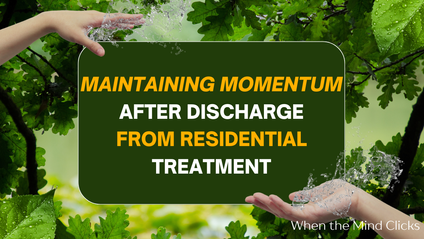 Product image for Maintaining Momentum After Discharge from Residential Treatment