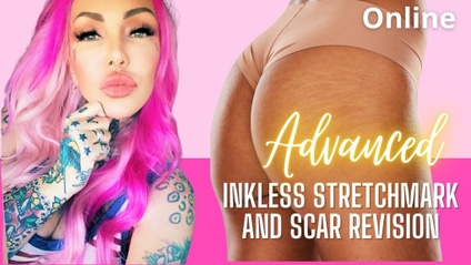 Product image for ONLINE ADVANCED Inkless Technique for Scars and Stretchmarks Course - Certification - Reciped to Serum Included - No Kit