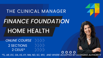 Product image for Finance Foundation- Home Health