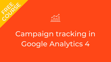 Product image for Campaign tracking in Google Analytics 4