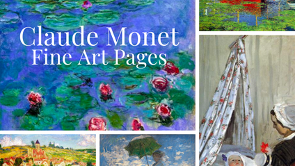 Product image for Claude Monet Fine Art Pages
