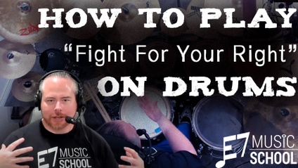 Product image for "Fight For Your Right" by Beastie Boys - Beginner Drums