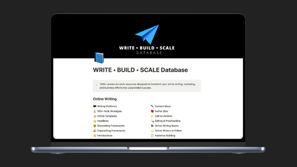 Product image for Write • Build • Scale Database