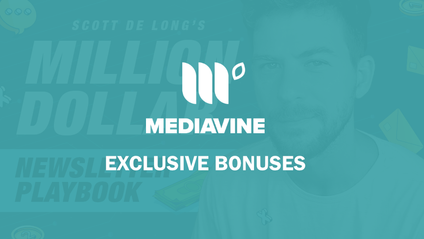 Product image for Million Dollar Newsletter Playbook - Mediavine Publishers Bonus