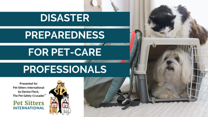 Product image for Disaster Preparedness for Pet-Care Professionals