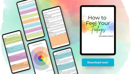 Product image for How to Feel Your Feelings Worksheet Bundle