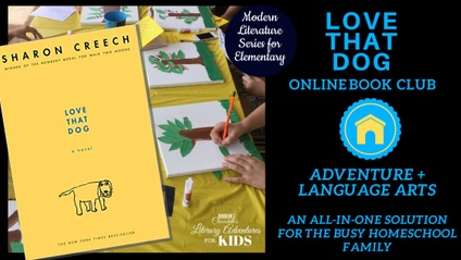 Product image for Love That Dog Online Book Club ~ Modern Literature Series for Elementary