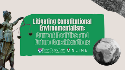 Product image for Litigating Constitutional Environmentalism: Current Realities and Future Considerations
