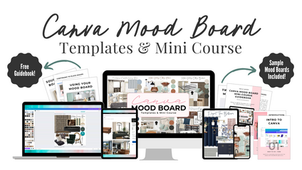 Product image for Canva Mood Board Templates & Mini Course