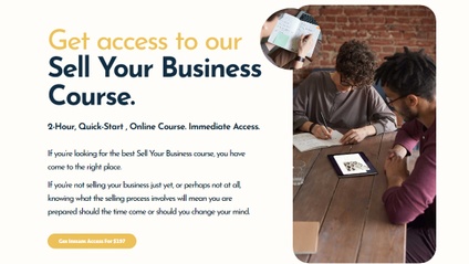 Product image for Sell Your Business Course by The Big Exit.