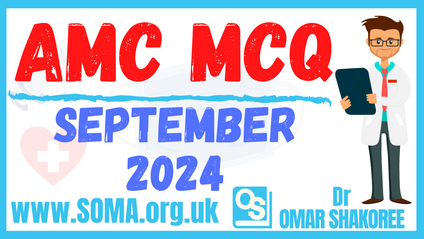 Product image for SEPTEMBER 2024 LECTURE NOTES ON AMC MCQ RECALLS QUESTIONS