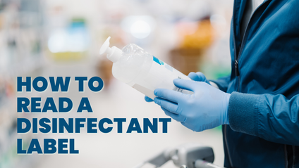 Product image for How to Read a Disinfectant Label