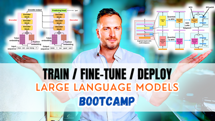 Product image for Train, Fine-tune and Deploy LLMs - Bootcamp 