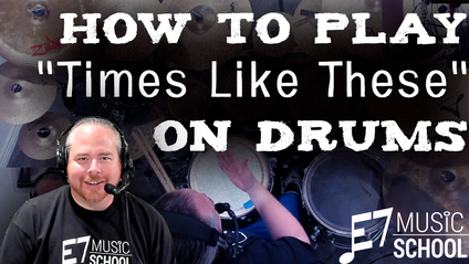 Product image for "Times Like These" by Foo Fighters - Intermediate Drums