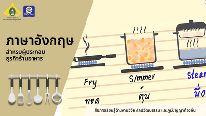 Product image for ภาษาอังกฤษสำหรับผู้ประกอบธุรกิจร้านอาหาร