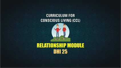 Product image for CURRICULUM FOR CONSCIOUS LIVING : RELATIONSHIP - DHI 25