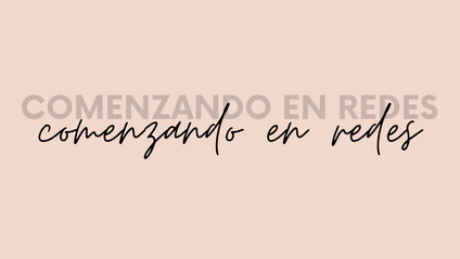 Product image for Comenzando en redes