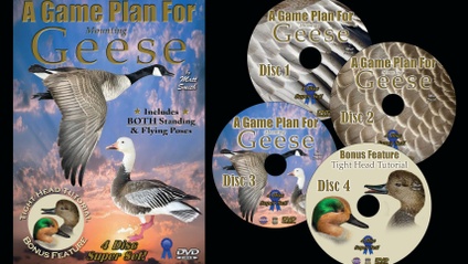 Product image for A Game Plan For Geese | Standing Blue Goose