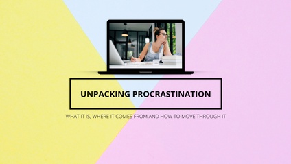 Product image for UNPACKING PROCRASTINATION