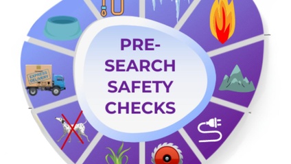 Product image for Pre-Search Safety Checks Infographic