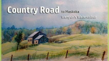 Product image for Watercolour - Country Road to Maskoka