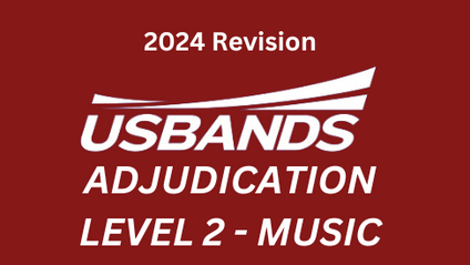Product image for Level 2 MUSIC - The Basics of USBands Competitive Marching Band Adjudication
