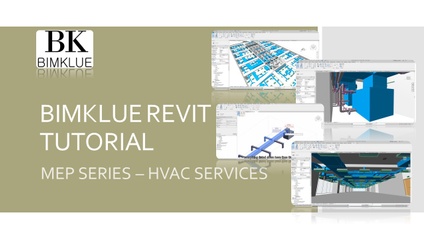 Product image for BIMKLUE REVIT TUTORIAL - MEP SERIES - HVAC SERVICES