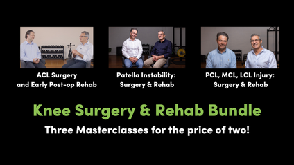 Product image for Knee Surgery &amp; Rehab Bundle