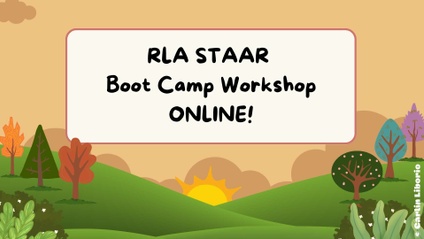 Product image for RLA STAAR Boot Camp Workshop ONLINE!